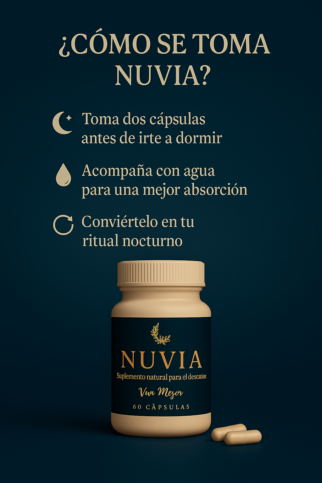NUVIA - Suplemento natural para el descanso