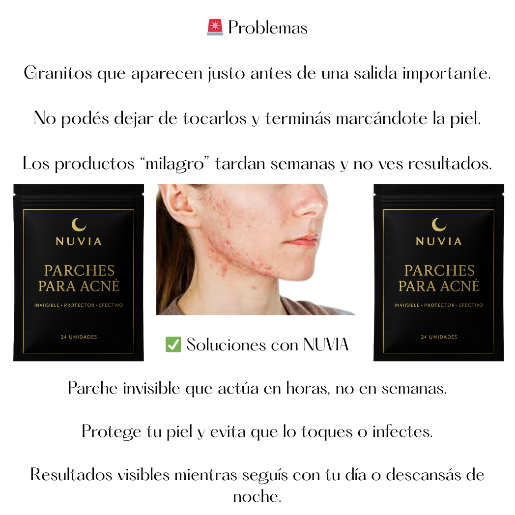 NUVIA - Parches para el Acné Invisibles