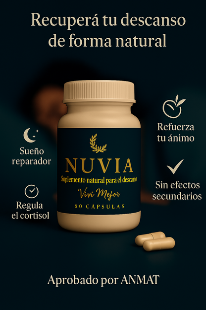 NUVIA - Suplemento natural para el descanso